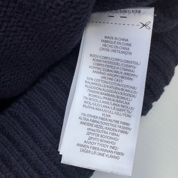 Polo by Ralph Lauren Navy Sweater with Bear Design - Picture 3 of 7